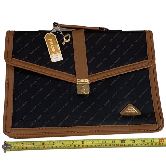 Attaché/Laptop Briefcase. Casa Pavo - NWT - Picture 6 of 10
